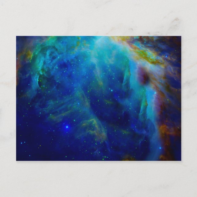 Orion Nebula kosmisches Galaxien-Weltraum Postkarte (Vorderseite)