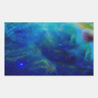 Orion Nebula kosmisches Galaxien-Weltraum Rechteckiger Aufkleber