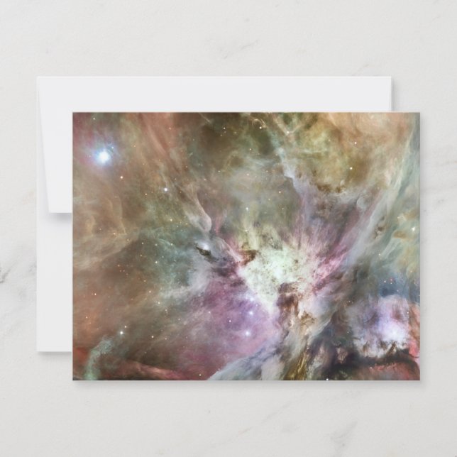 Orion Nebula Pastels Einladung (Vorderseite)