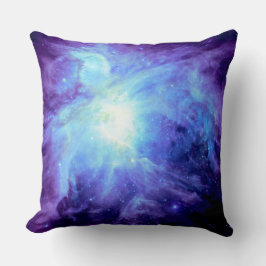 Orion Nebula Periwinkle Blauer Galaxie Kissen