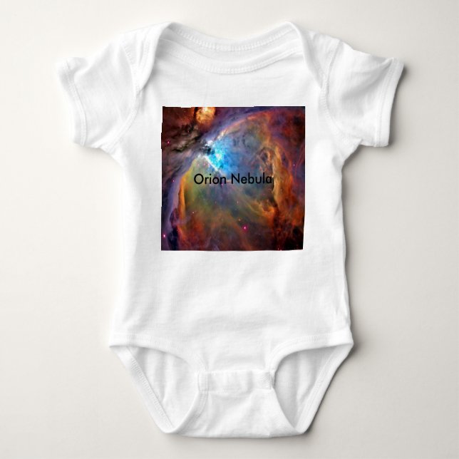 Orion Nebula Raumgalaxie Baby Strampler (Vorderseite)