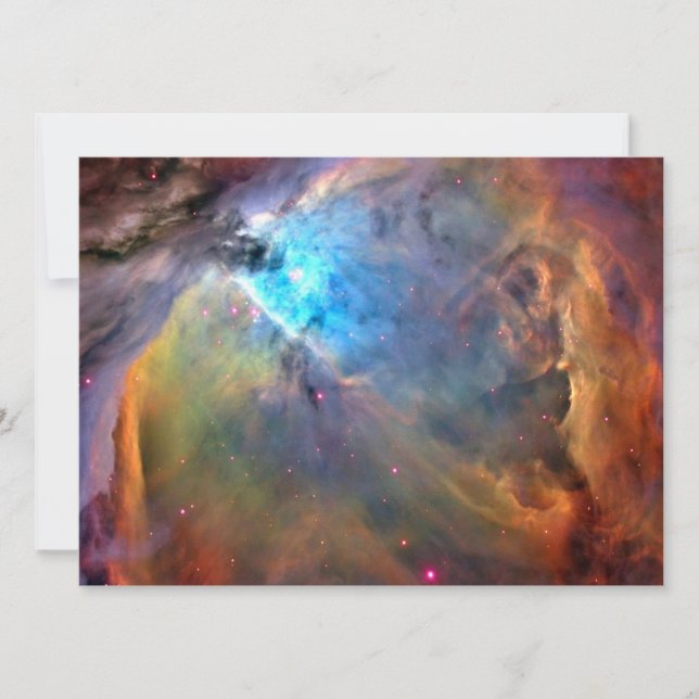 Orion Nebula Raumgalaxie Einladung (Vorderseite)