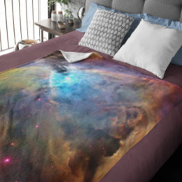 Orion Nebula Raumgalaxie Fleecedecke