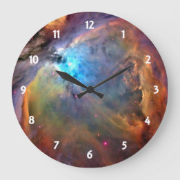 Orion Nebula Raumgalaxie Große Wanduhr