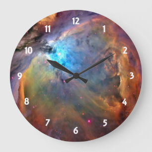 Orion Nebula Raumgalaxie Große Wanduhr