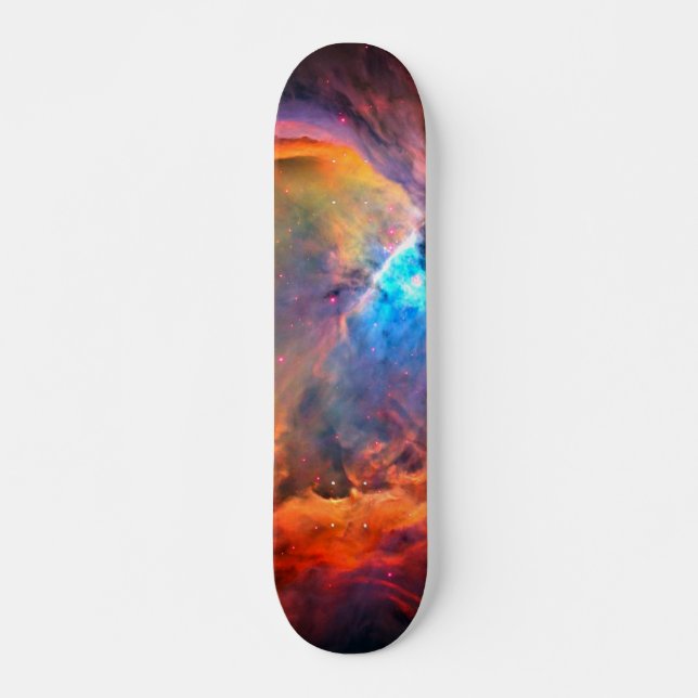 Orion Nebula Raumgalaxie mit hohem Kontrast Skateboard (Vorne)