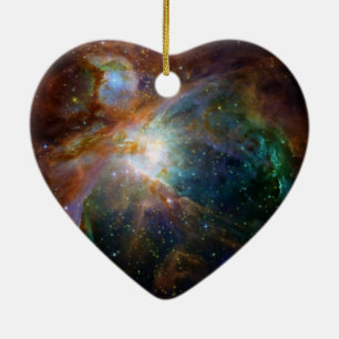 Orion Nebula rötlich-braune NASA Keramik Ornament