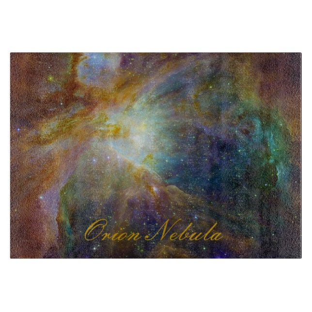 Orion Nebula rötlich-braune NASA Schneidebrett (Vorderseite)