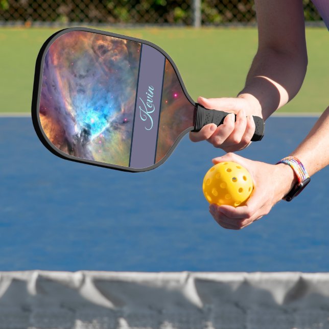 Orion Nebula Space Galaxy Ihr Name Pickleball Schläger (InSitu)