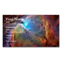 Orion Nebula Space Galaxy Magnetic Business Card