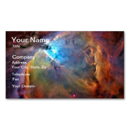 Orion Nebula Space Galaxy Magnetic Business Card Magnetische Visitenkarte