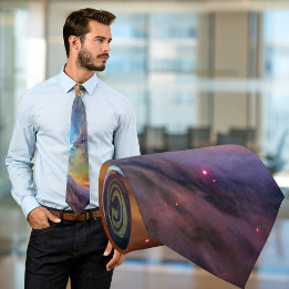 Orion Nebula Space Galaxy Necktie Krawatte