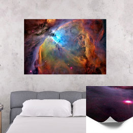 Orion Nebula Space Galaxy Print Poster