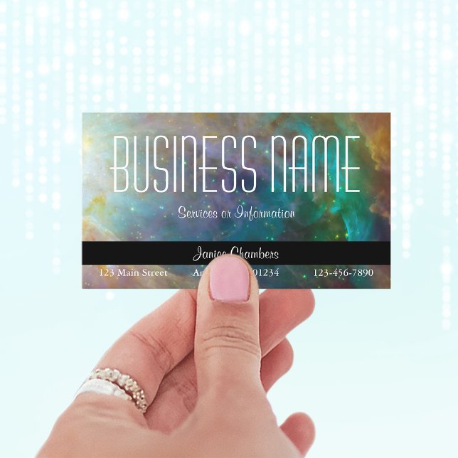 Orion Nebula Visitenkarte (Create your own celestial business cards.)