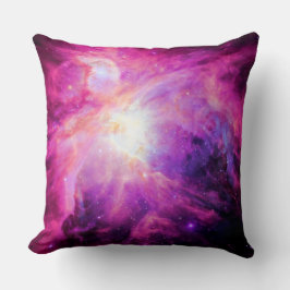 Orion Neula Pink Lila Galaxie Kissen