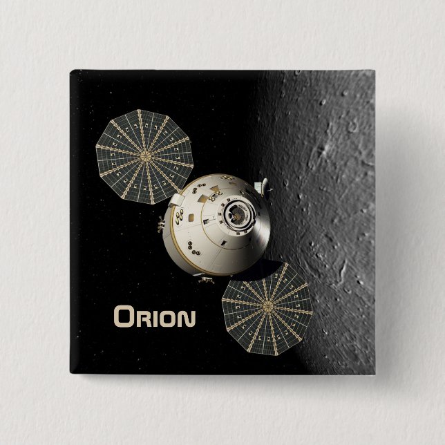 Orion Spacecraft am Lunar Button (Vorderseite)