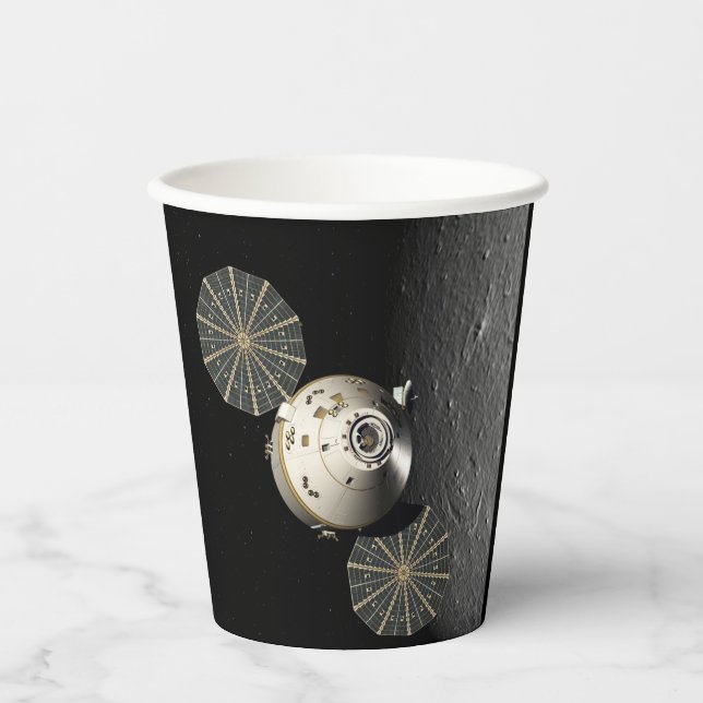 Orion Spacecraft am Lunar Pappbecher (Vorderseite)