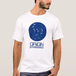 Orion Starseed T - Shirt - Blau & Weiß Design