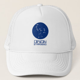 Orion Starseed Trucker Hat - Blue & White Design Truckerkappe