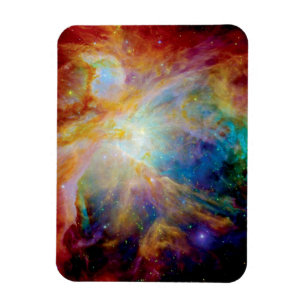 Orionnebel Hubble Spitzer Teleskop Weltraumfoto Magnet
