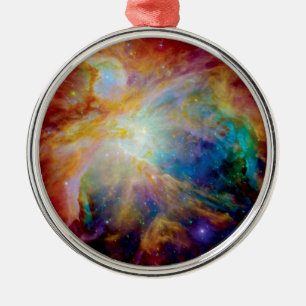 Orionnebel Hubble Spitzer Teleskop Weltraumfoto Ornament Aus Metall