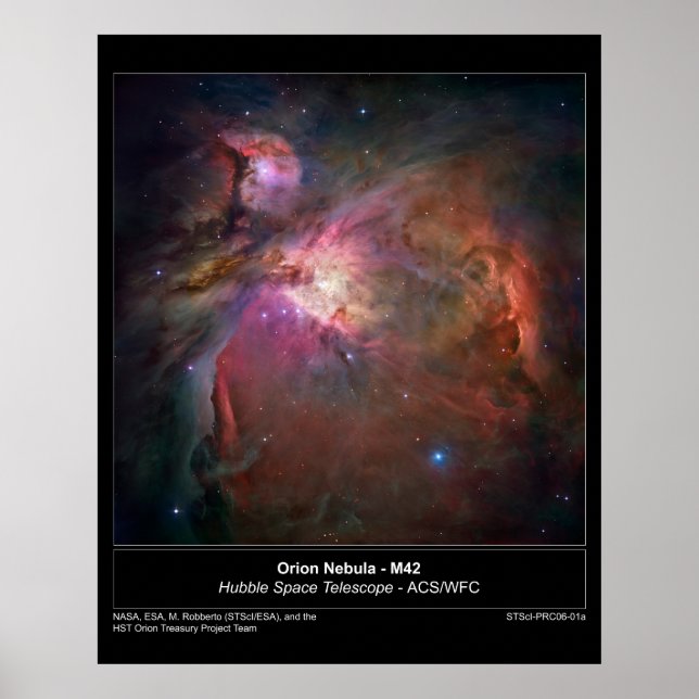 OrionNebula-M42-2006-01a Poster (Vorne)