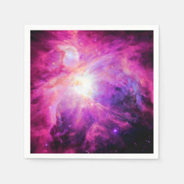 Orions-Nebelfleck-Rosa-lila Serviette