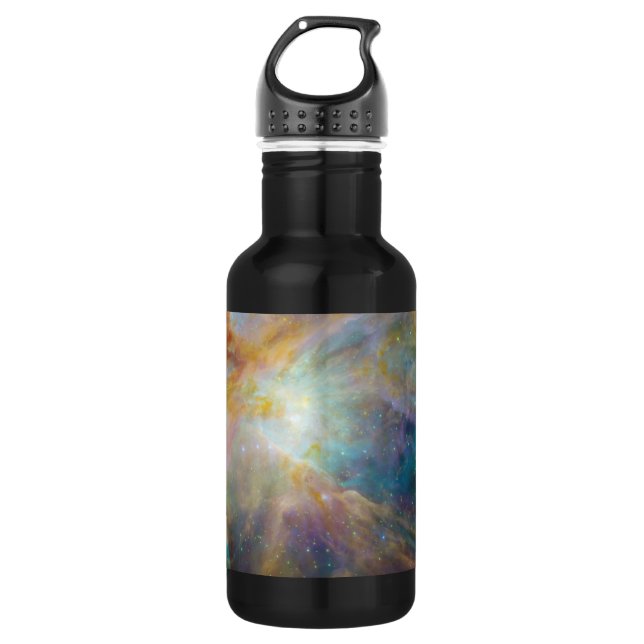 Orions-Nebelfleck-Zusammensetzung Edelstahlflasche (Vorderseite)