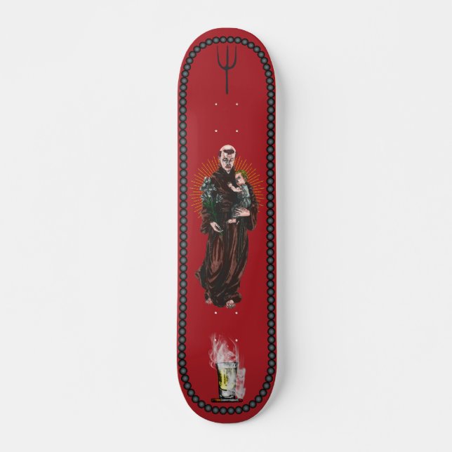 Orisha Eshu Saint Anthony of Padua Skateboard (Vorne)