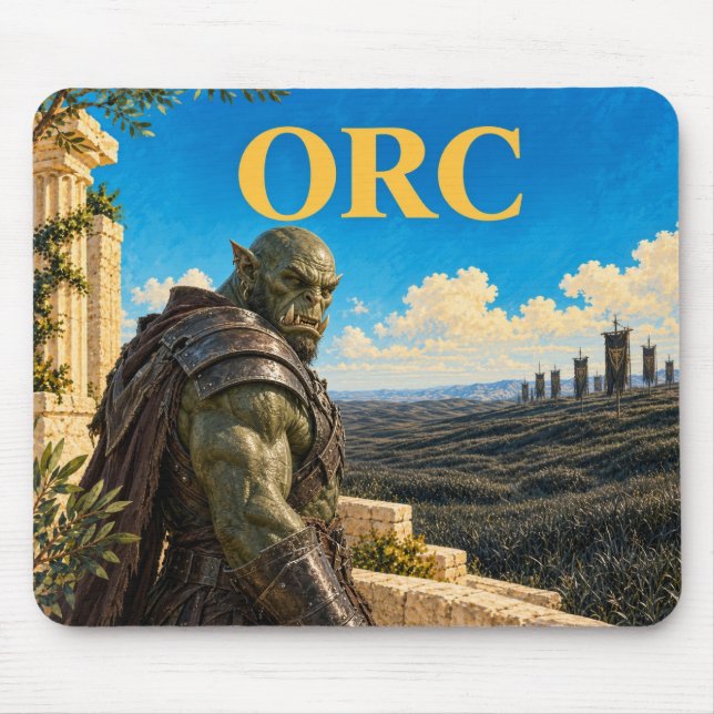 Ork, Gothic Fantasy-Monster Mousepad (Vorne)