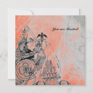 ORK-KRIEG, Schwarz-weiß rot Einladung