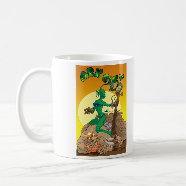 ORK MÄDCHEN morgens Tasse (Links)