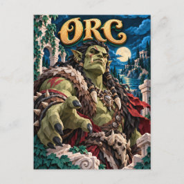 Ork, Paper Cut Monster Postkarte