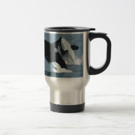 Orka Whale Reisebecher