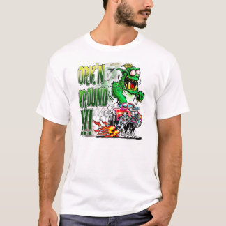 Ork'n um Monster-Auto-Cartoon-Shirt T-Shirt