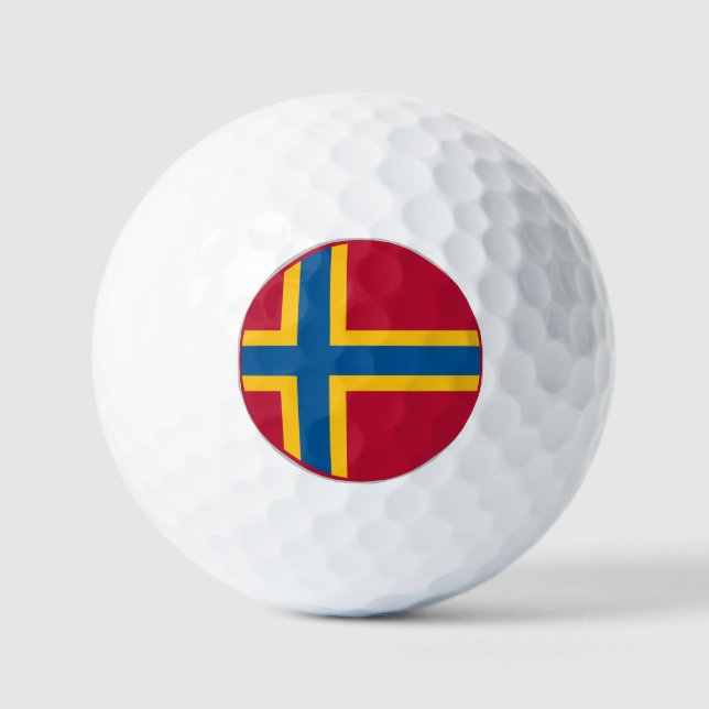 Orkney-Flagge Golfball (Vorderseite)
