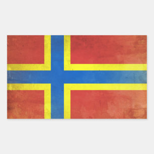 Orkney Rechteckiger Aufkleber