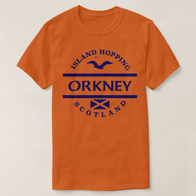 Orkney-Schottische Inseln T-Shirt (Design vorne)