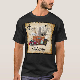 Orkney World Travel Souvenir Reiseziel Tr T-Shirt