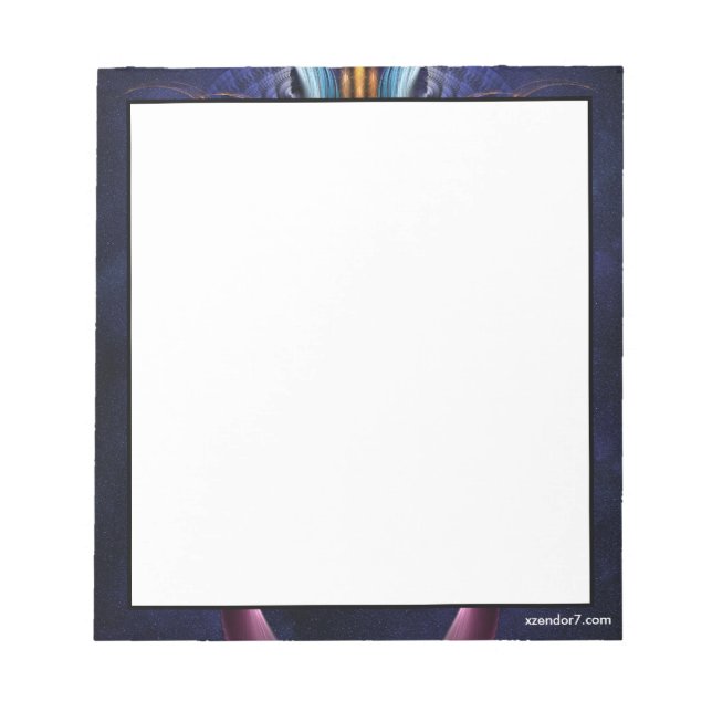 Orkolon Starfield Notizblock (Vorderseite)