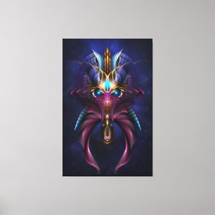 Orkolon Starfield stieß überwölbte Canvas Leinwanddruck