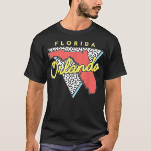 Orlando Beach Florida T  Souvenirs 80er Design T-Shirt