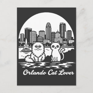 Orlando City Florida Katzenliebhaber Postkarte