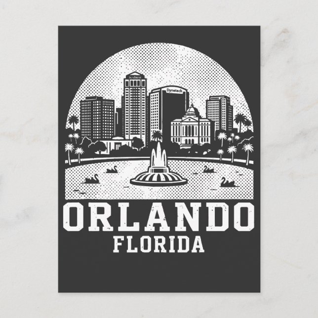 Orlando City Florida Postkarte (Vorderseite)
