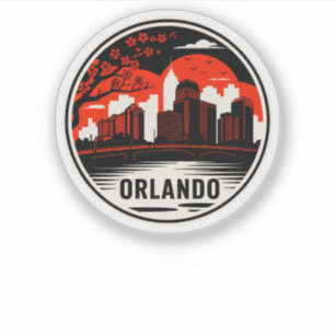 Orlando City Florida USA Aufkleber