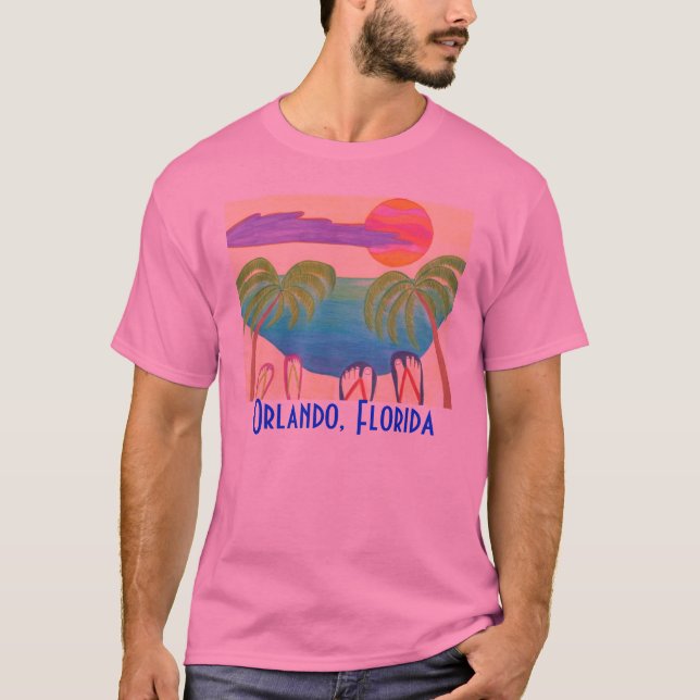 Orlando, FL-T-Shirt T-Shirt (Vorderseite)