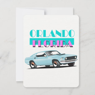 Orlando Florida 80er Jahre Poster