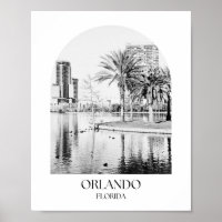 Orlando Florida Arch Foto Print