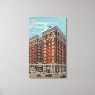 Orlando, Florida - Außenansicht von Angebilt Leinwanddruck