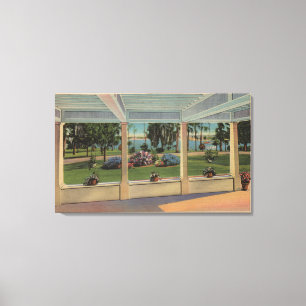 Orlando, Florida - Außenansicht von Florida Leinwanddruck